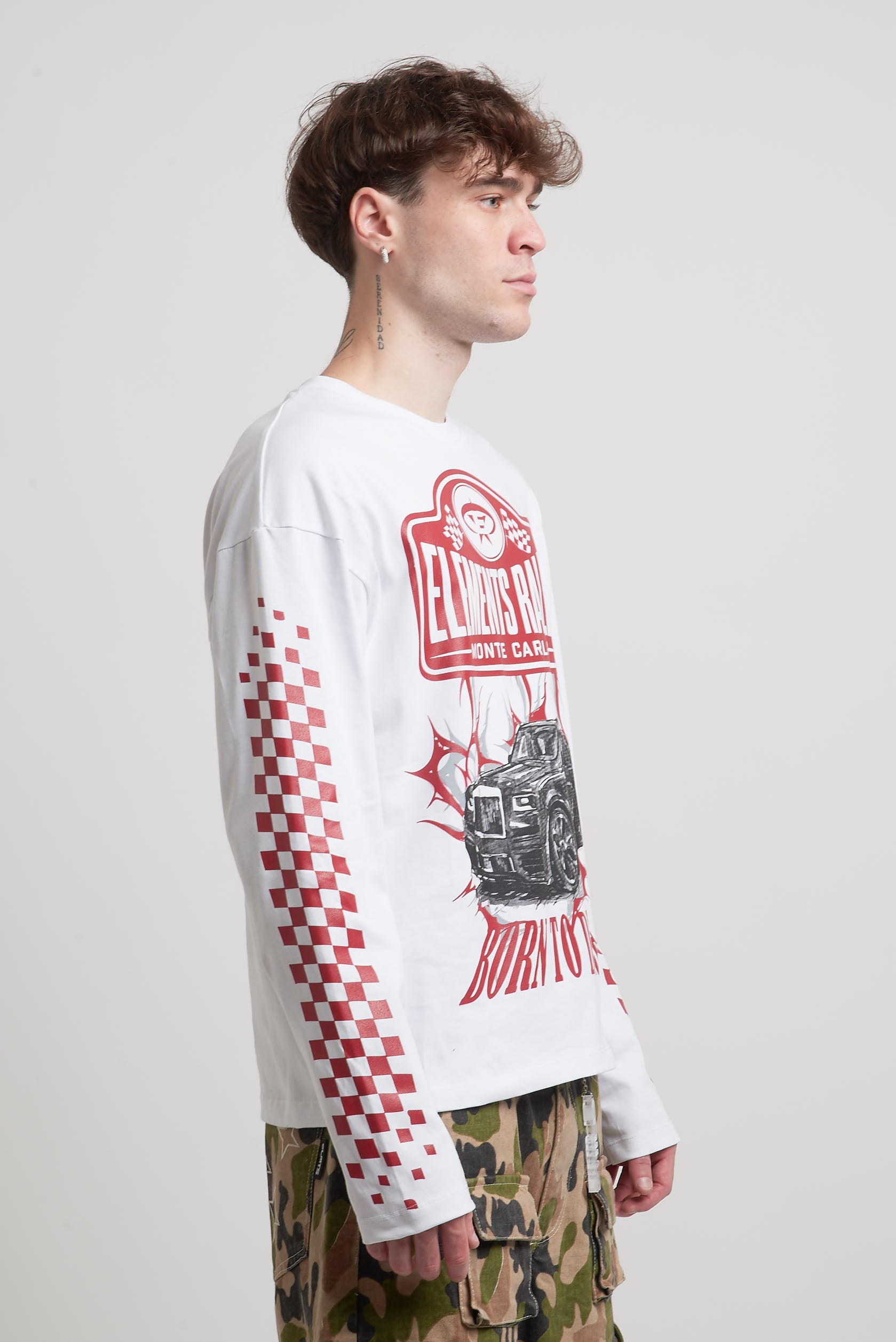 LONG SLEEVE RALLY MONTECARLO WHITE