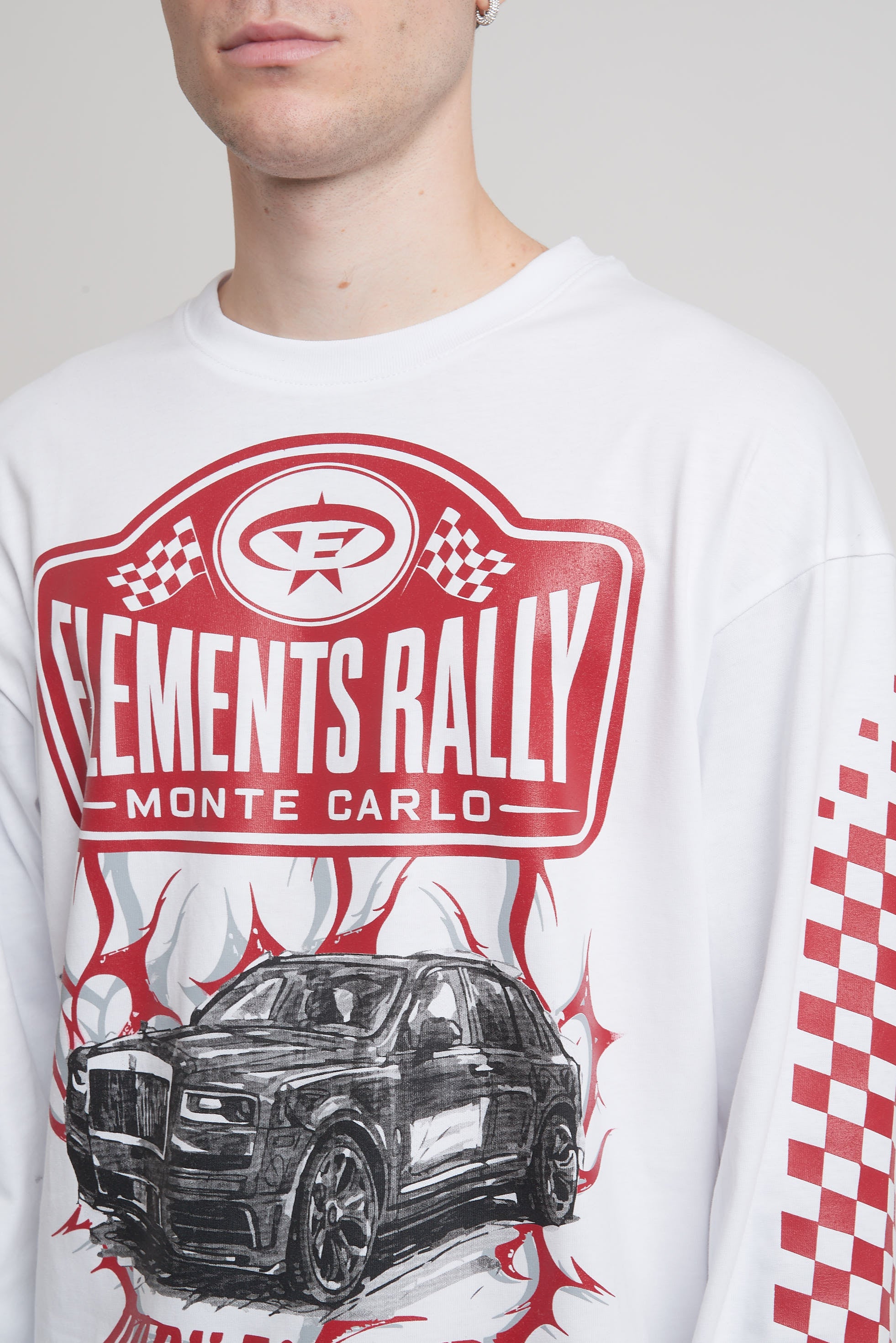 LONG SLEEVE RALLY MONTECARLO WHITE