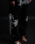 SWEATPANTS CATHEDRAL BLACK&WHITE