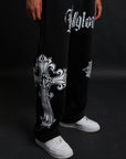 SWEATPANTS CATHEDRAL BLACK&WHITE