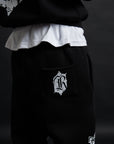 SWEATPANTS CATHEDRAL BLACK&WHITE