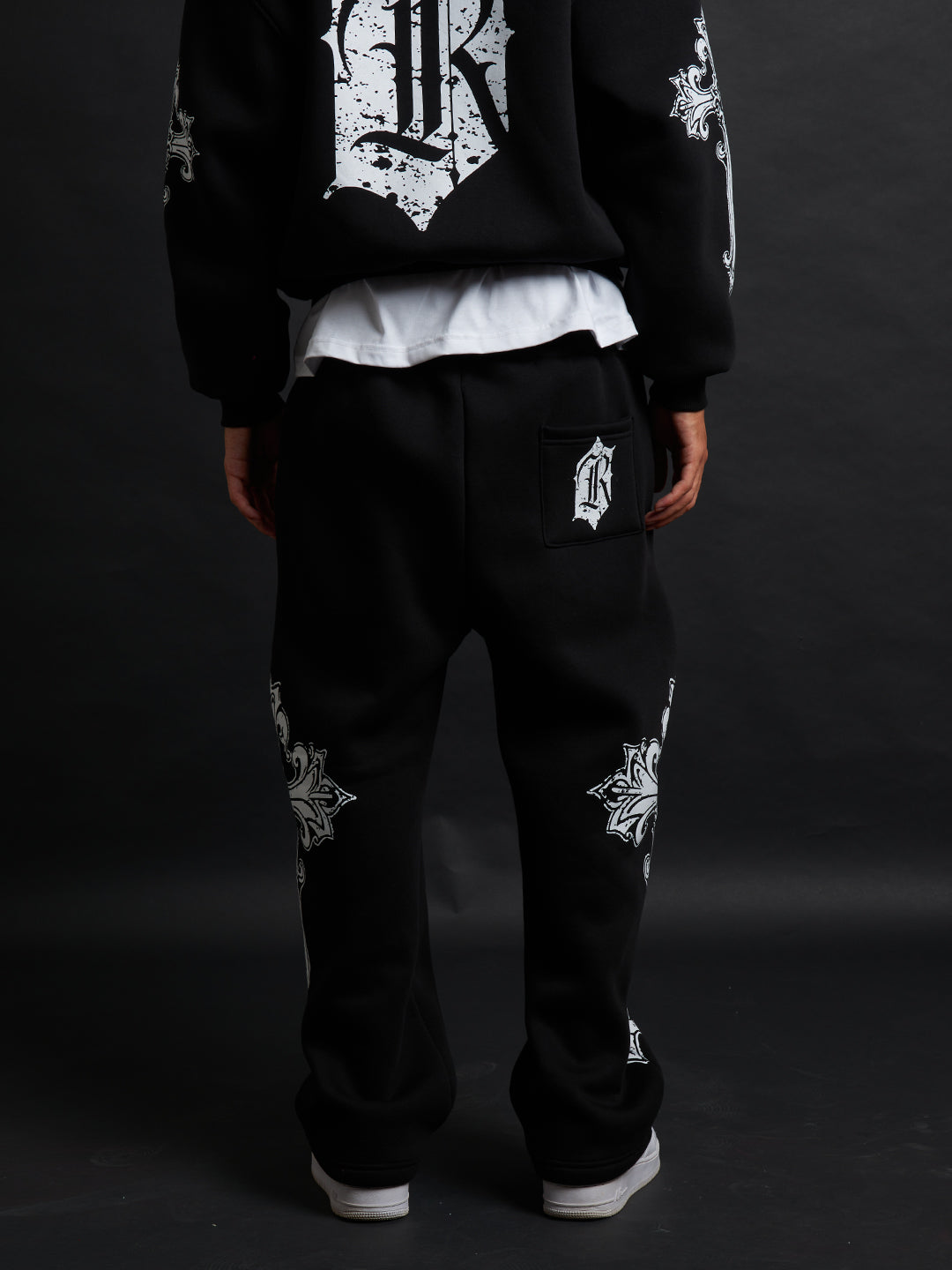 SWEATPANTS CATHEDRAL BLACK&amp;WHITE