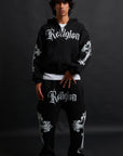 SWEATPANTS CATHEDRAL BLACK&WHITE