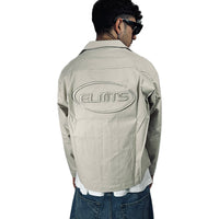 Jacket embroidered MANICA LUNGA SAND