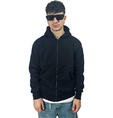 PERFECT HOODIE FULL ZIP BLACK