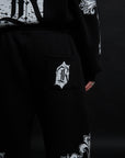 SWEATPANTS CATHEDRAL BLACK&WHITE