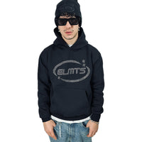 PERFECT HOODIE BLACK STRASS LOGO