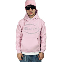 PERFECT HOODIE PINK STRASS LOGO