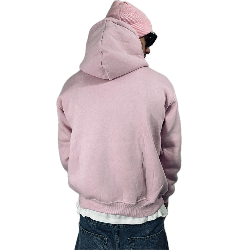 PERFECT HOODIE PINK STRASS LOGO