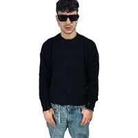 SWEATER crop Costa  Inglese  black