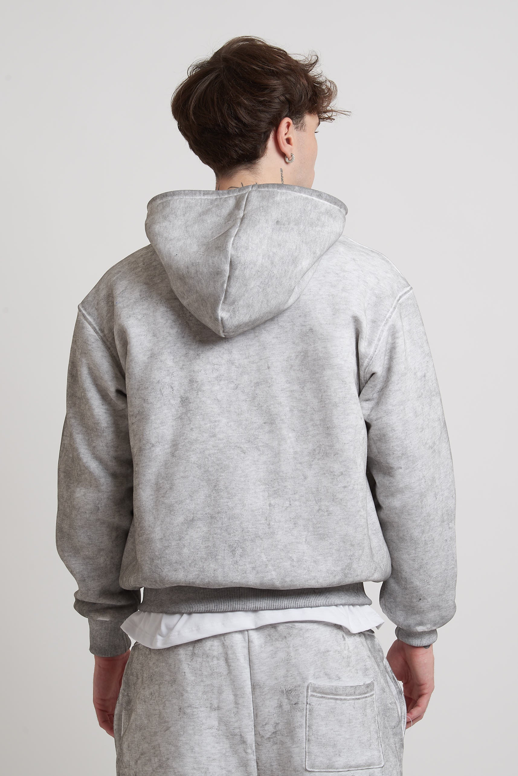 ZIP HOODIE MARBLE