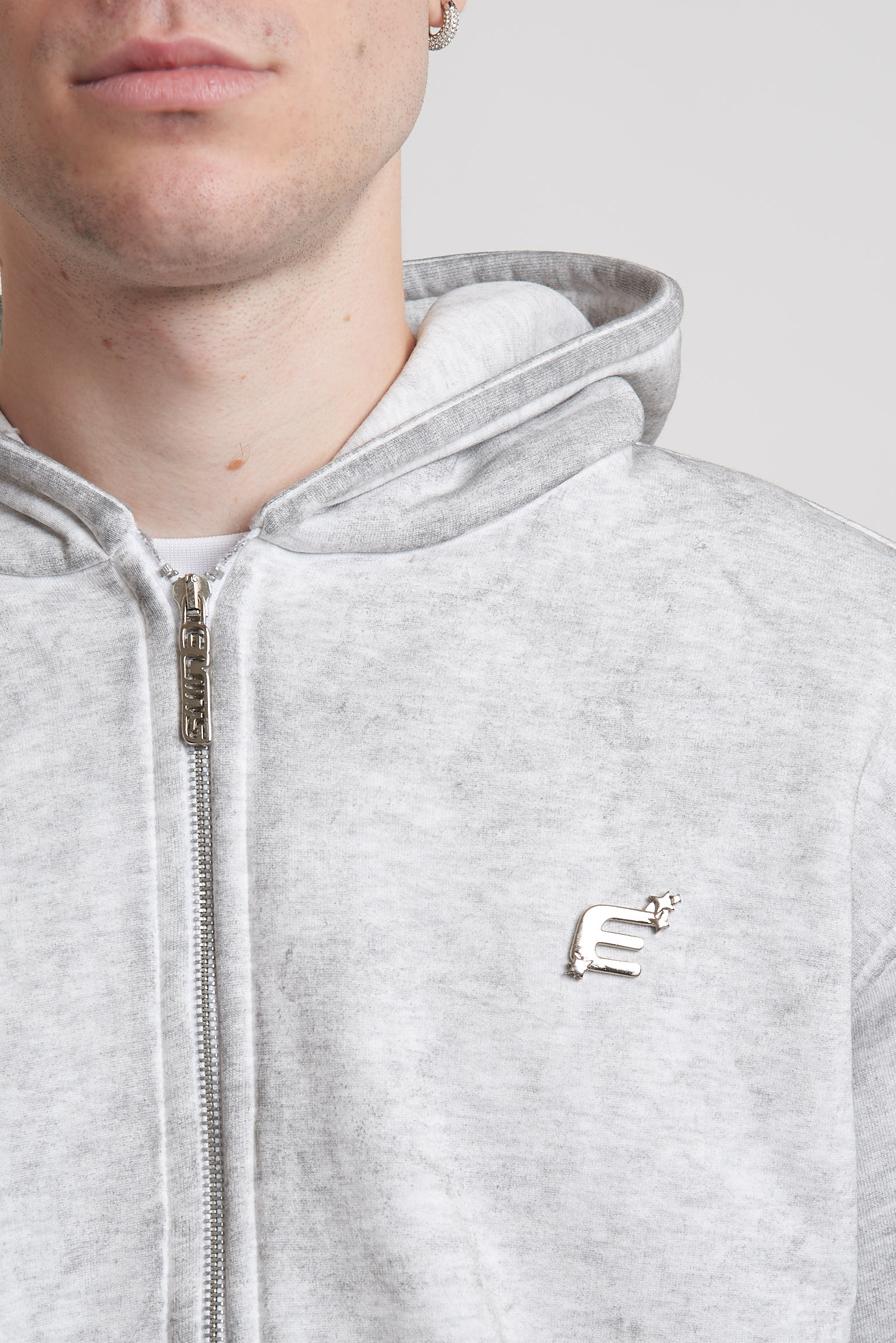 ZIP HOODIE MARBLE