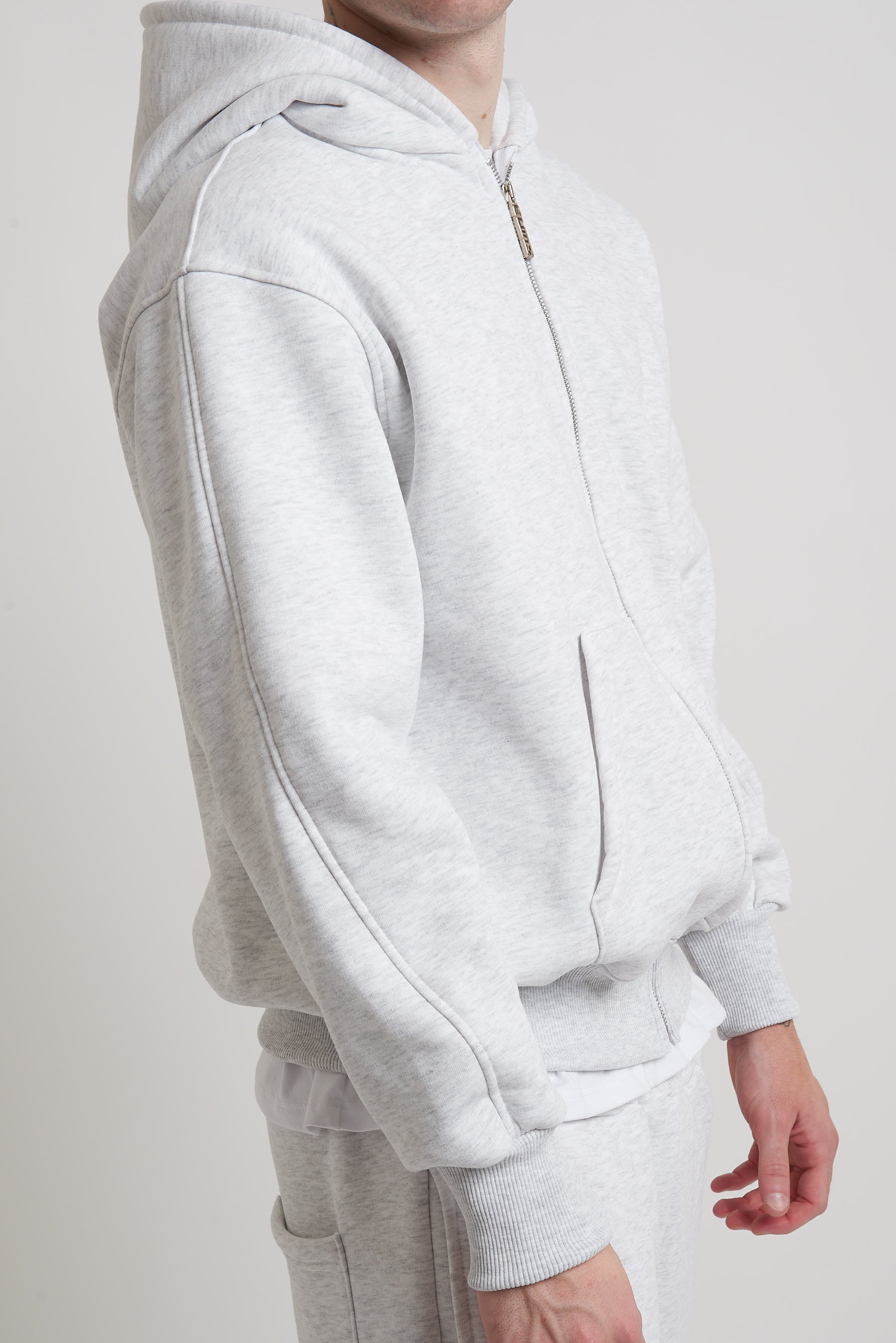 ZIP HOODIE CHAMP GREY
