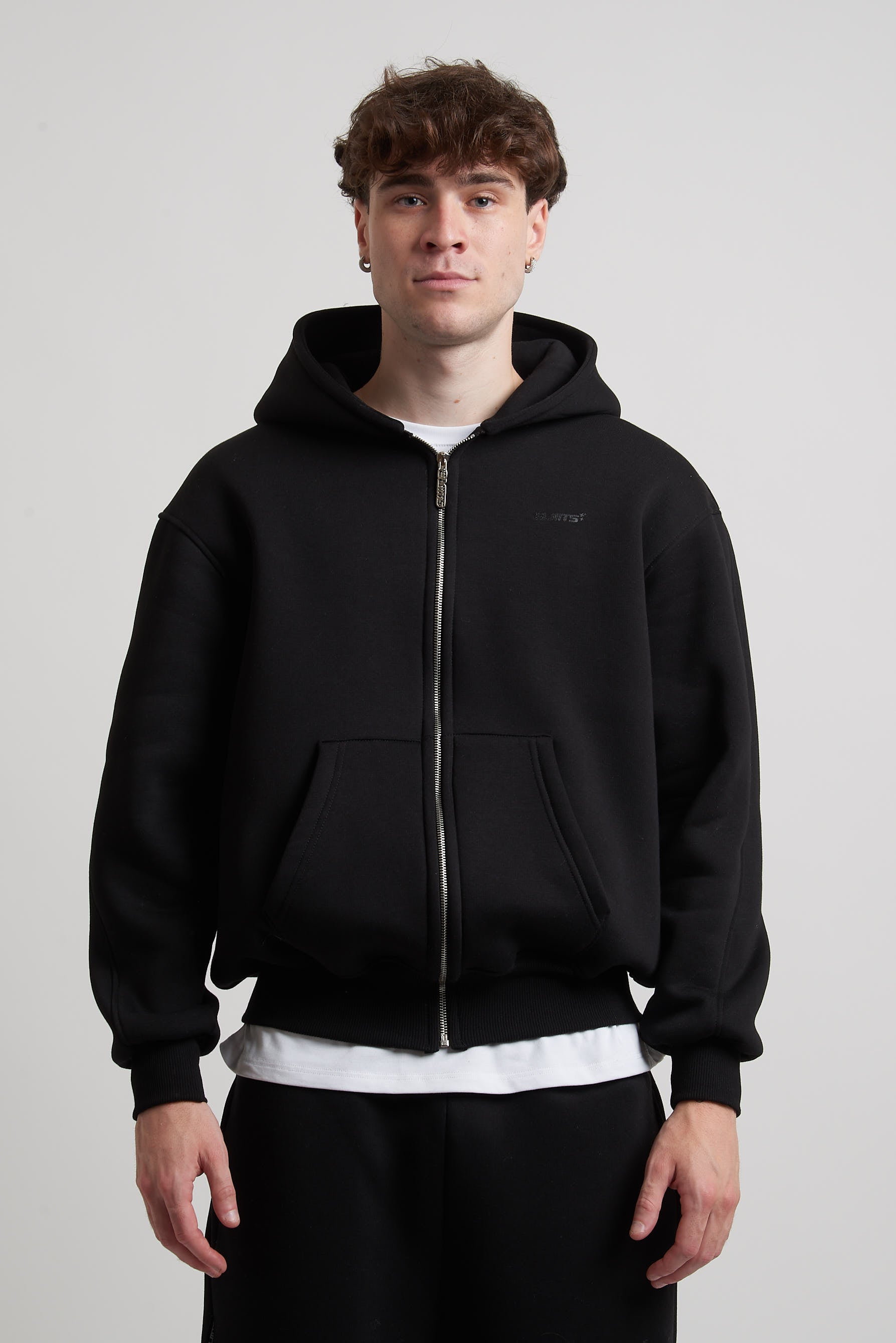 ZIP HOODIE PITCH BLACK