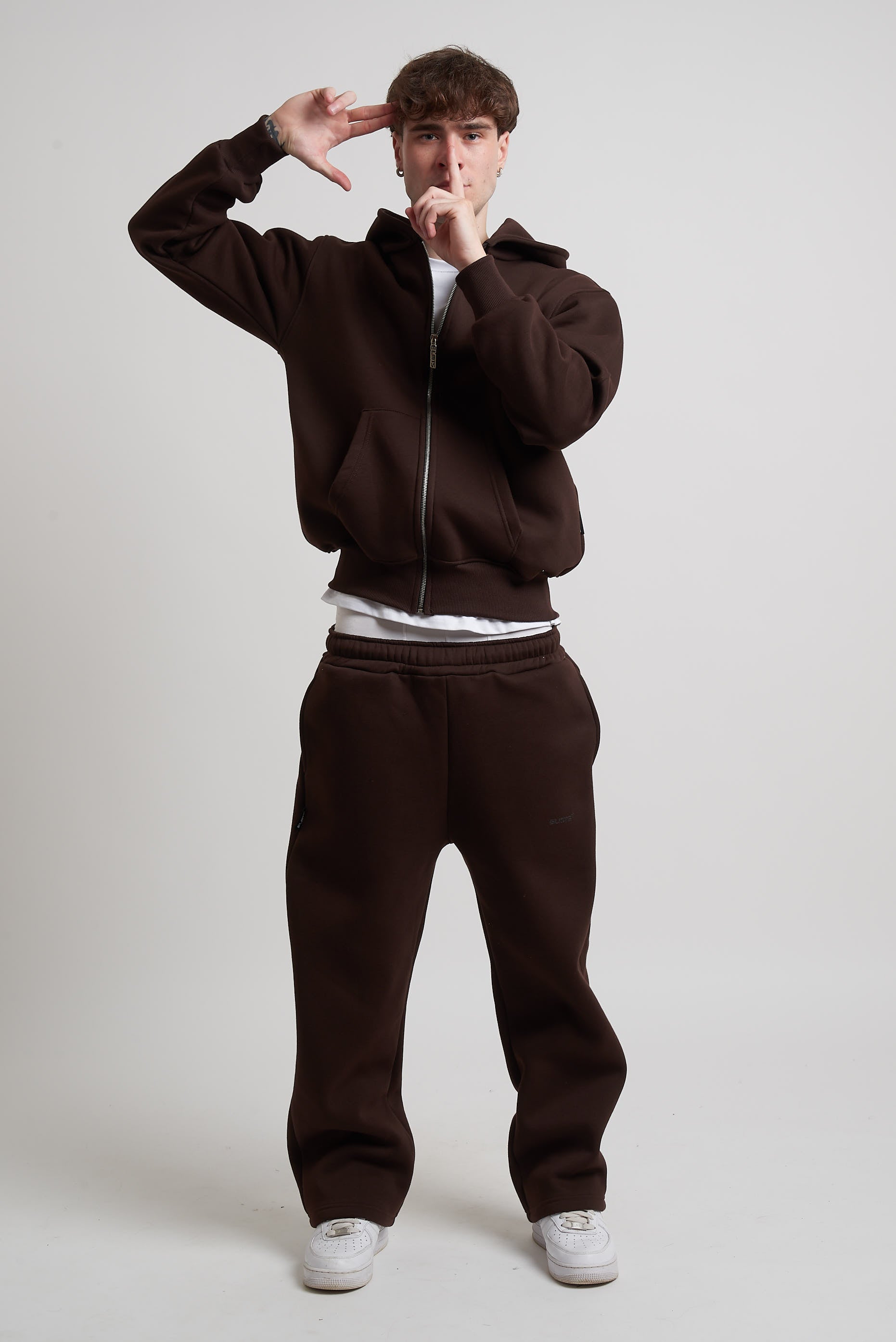 TRACK SUIT CHOCO BROWN