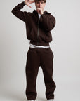 TRACK SUIT CHOCO BROWN