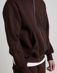 TRACK SUIT CHOCO BROWN