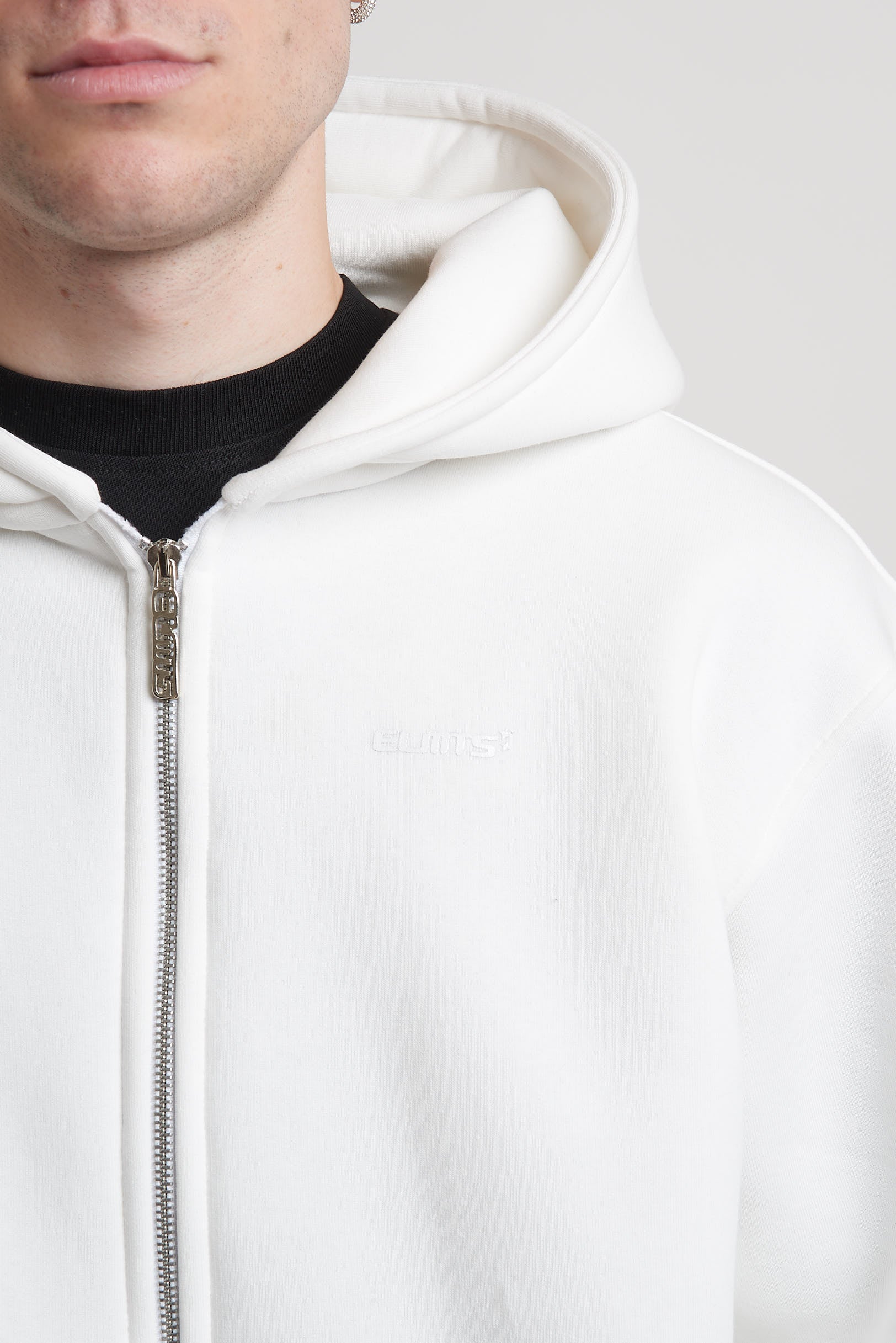 ZIP HOODIE OFF WHITE