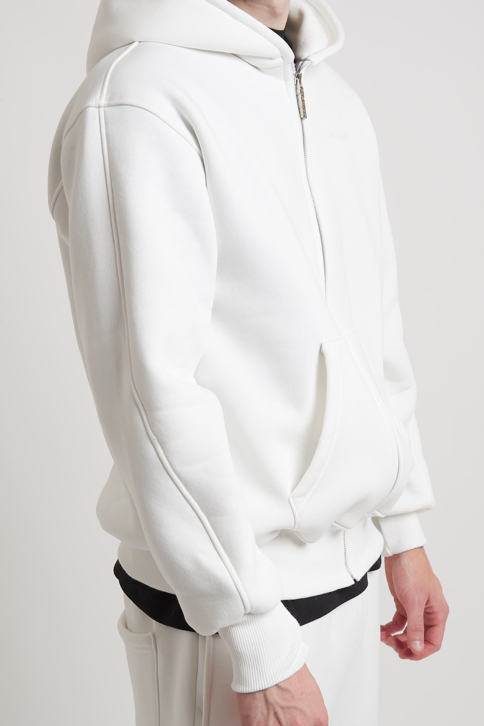 ZIP HOODIE OFF WHITE