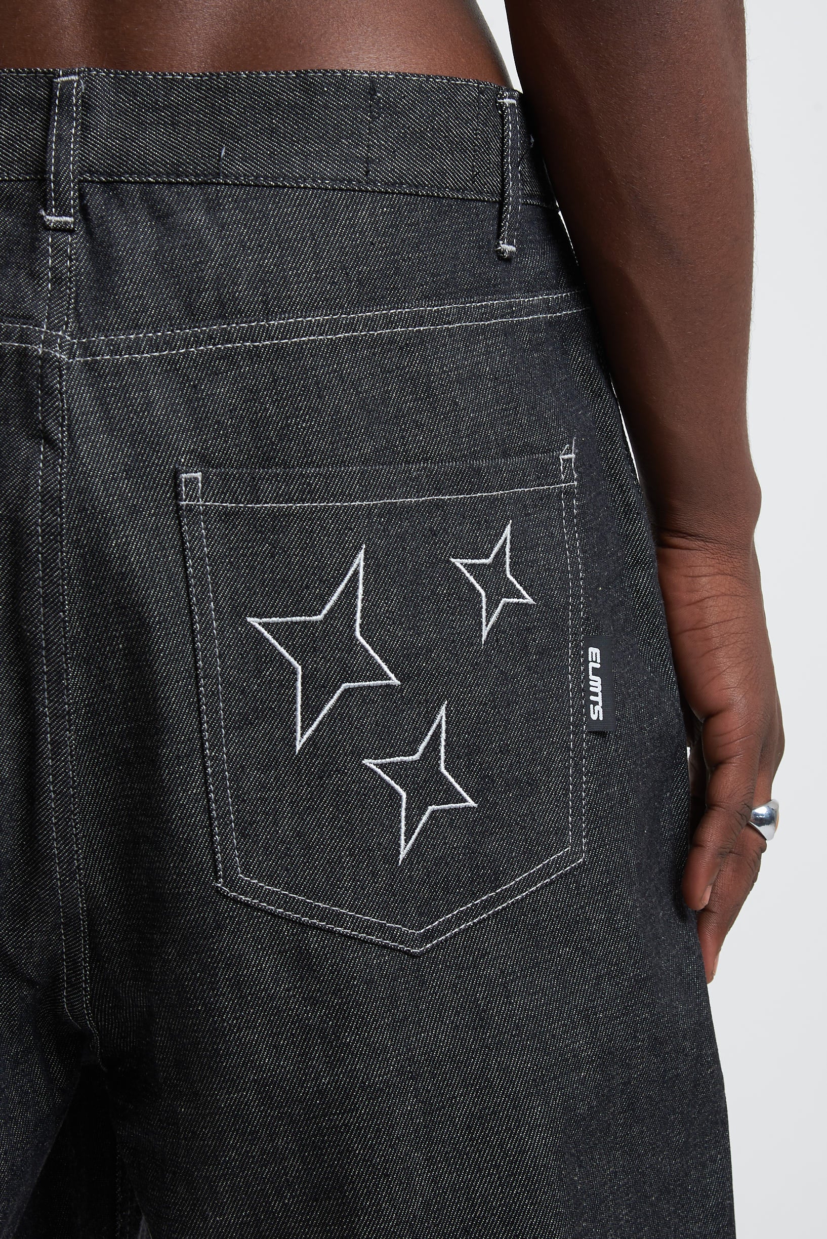 JORTS RAW DENIM BLACK