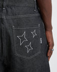 JORTS RAW DENIM BLACK