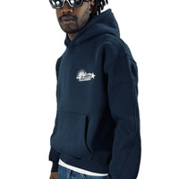 PERFECT HOODIE POLICOT WORLD LINE BLUE-WHITE