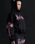 HOODIE CATHEDRAL BLACK PINK