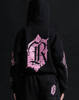 HOODIE CATHEDRAL BLACK PINK