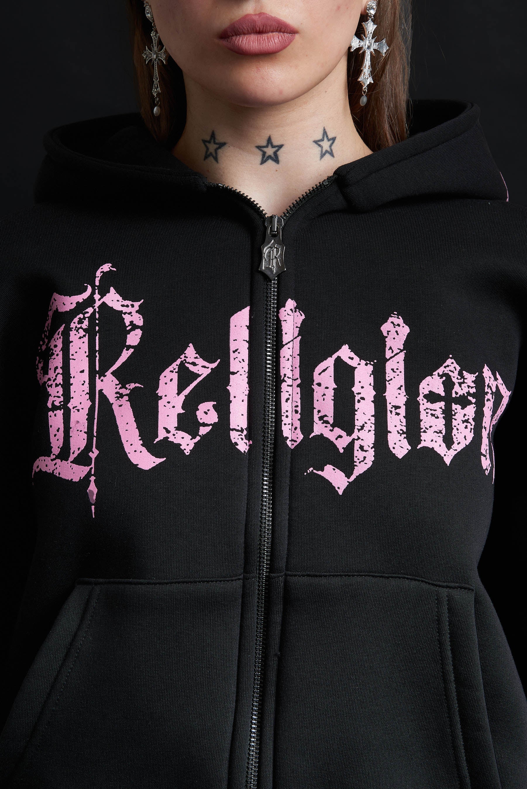 CATHEDRAL TRACK SUIT BLACK&amp;PINK