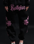 SWEATPANTS CATHEDRAL BLACK&PINK
