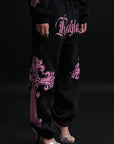 SWEATPANTS CATHEDRAL BLACK&PINK
