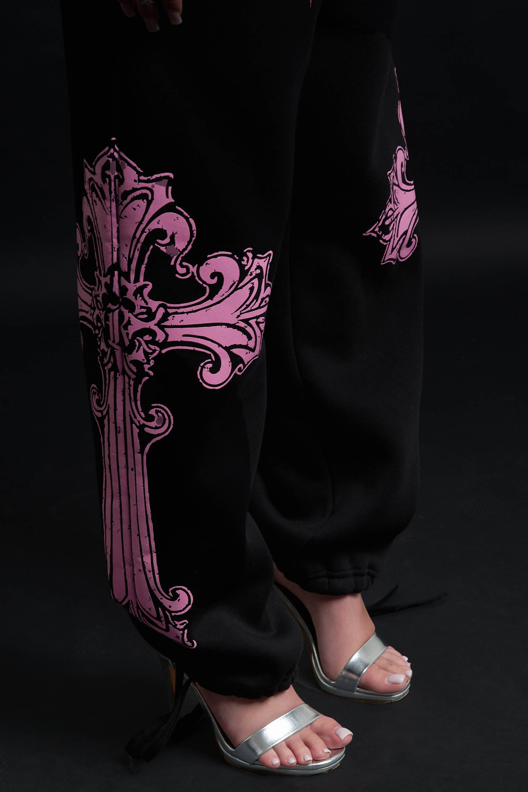 CATHEDRAL TRACK SUIT BLACK&amp;PINK
