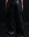 RELIC LEATHER BAGGY BLACK