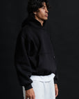 Hoodie Genesis Crop BLACK Destroyed