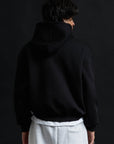 Hoodie Genesis Crop BLACK Destroyed
