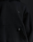 Hoodie Genesis Crop BLACK Destroyed