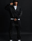 TRACK SUIT RELIQUAR TOTAL BLACK CRYSTAL