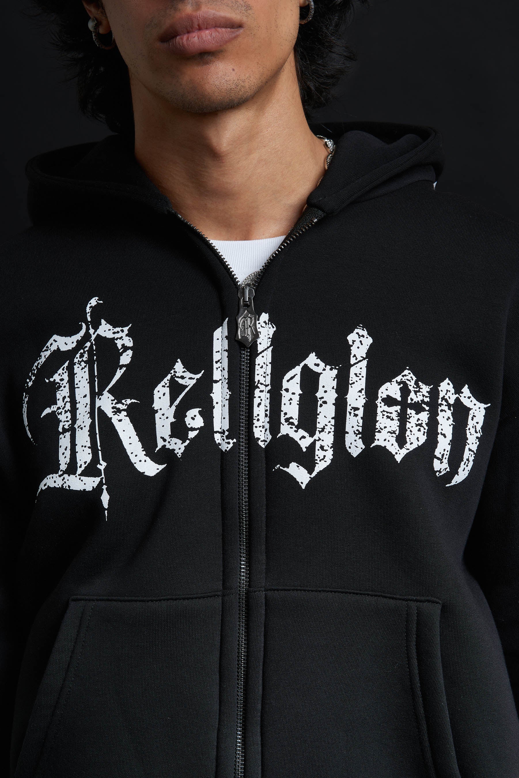 HOODIE CATHEDRAL BLACK&amp;WHITE