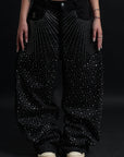 ECLIPSE RHINESTONE BAGGY BLACK
