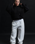 Hoodie Genesis Crop BLACK Destroyed