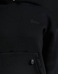 Hoodie Genesis Crop BLACK Destroyed