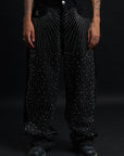 ECLIPSE RHINESTONE BAGGY BLACK