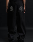 ECLIPSE RHINESTONE BAGGY BLACK