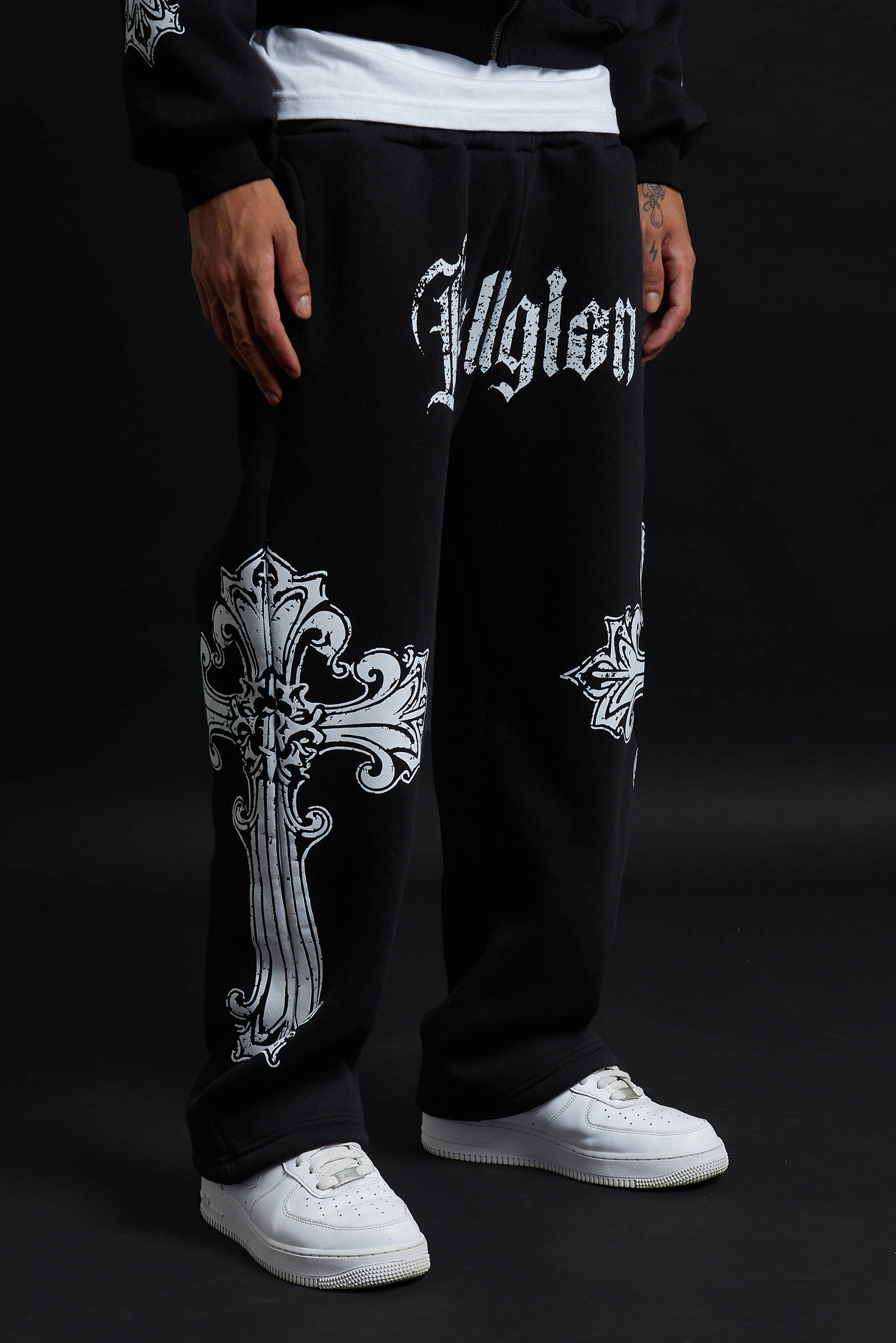 CATHEDRAL TRACK SUIT BLACK&amp;WHITE