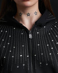 TRACK SUIT RELIQUAR TOTAL BLACK CRYSTAL