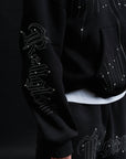 TRACK SUIT RELIQUAR TOTAL BLACK CRYSTAL