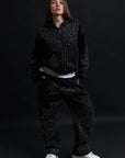 TRACK SUIT RELIQUAR TOTAL BLACK CRYSTAL