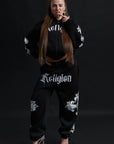 HOODIE CATHEDRAL BLACK&WHITE