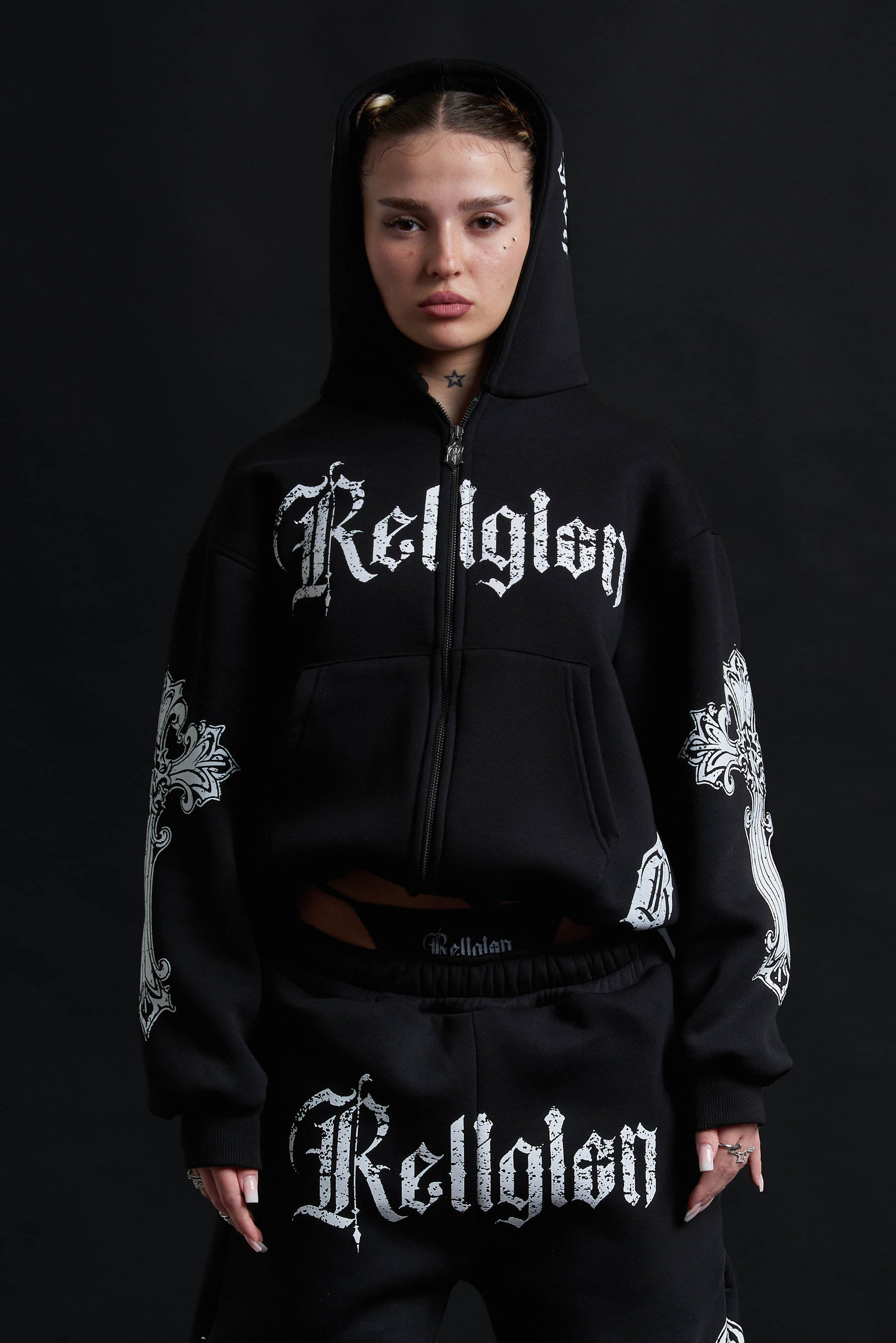 CATHEDRAL TRACK SUIT BLACK&amp;WHITE