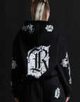 HOODIE CATHEDRAL BLACK&WHITE
